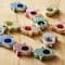 Multicolor Hamsa Metal Hand Beads, 15mm by Bead Landing™